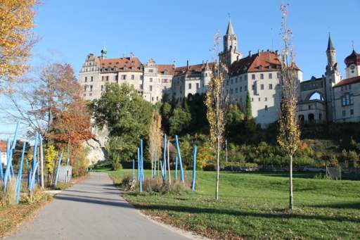 Stäbe unterhalb Schloss